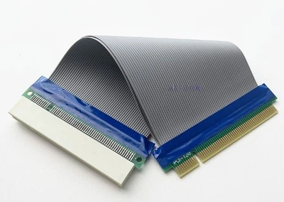 Райзер гнучкий шлейф для відеокарти PCI (старий стандарт!) 16x to 16x (543421992) Сірий
