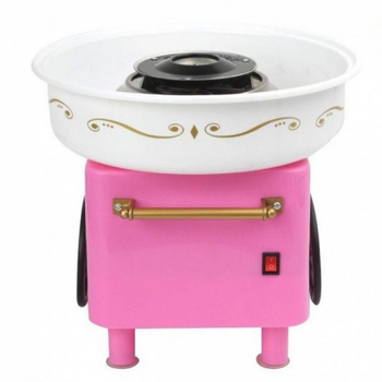 Аппарат для приготовления сладкой ваты Cotton candy maker 1,95 кг Розовый (ICL44)