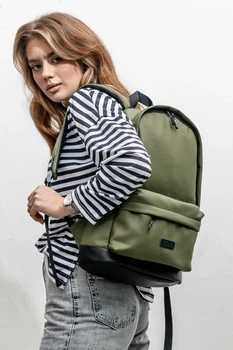 Рюкзак SG Town Style Екошкіра Хакі 386868510 TS04