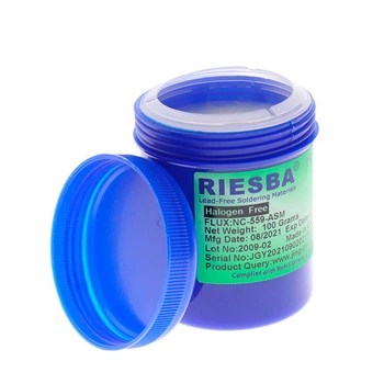 Флюс-гель для пайки SMD и BGA RIESBA NC-559-ASM, безотмывочный, 100 г, сертифицированный
