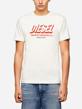 T-shirt męski Diesel T-DIEGOS-A5 A018490GRAM129 XL (6US) Jasnoszary (8059010646656)