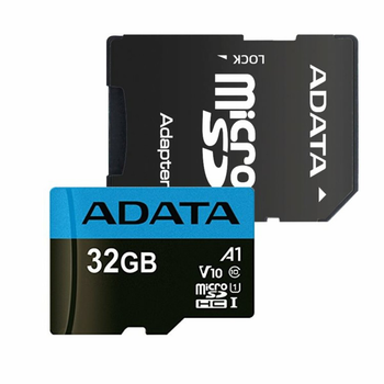 Карта памяти microSDXC A-DATA microSDHC Premier 32GB Class 10 UHS-I (U1) V10 A1 W-25MB/s R-100MB/s +SD-адаптер AUSDH32GUICL10A1-RA1