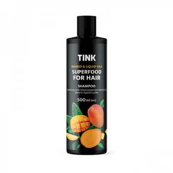 Шампунь Tink Shampoo Манго и Жидкий шелк восстанавливающий для поврежденных волос 500 мл (4823109406568)
