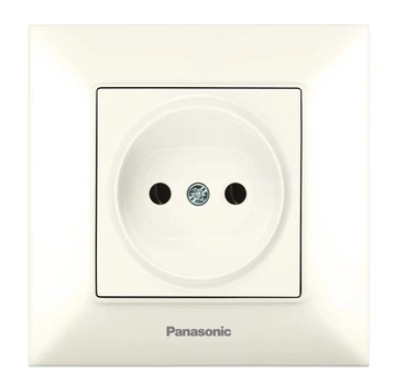 Розетка без заземления Panasonic Arkedia Slim крем WNTC0201-2BG