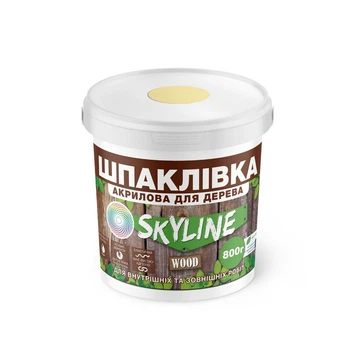 Шпаклівка для Дерева готова до застосування акрилова SkyLine Wood Сосна 800 г (42472070_rozetka)