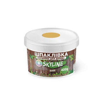 Шпаклівка для Дерева готова до застосування акрилова SkyLine Wood Вільха 400 г (42466885_rozetka)