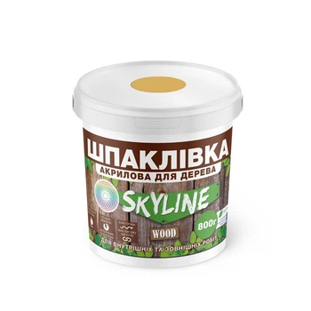 Шпаклівка для Дерева готова до застосування акрилова SkyLine Wood Вільха 800 г (42471145_rozetka)