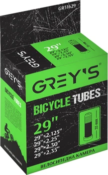 Велокамера Grey's 29" (29"x2.125"-2.35") AV 35 мм (GR51629)