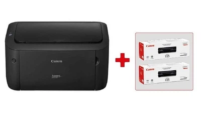 Принтер А4 Canon i-SENSYS LBP6030B (8468B042AA) + 2 картриджа Canon 725