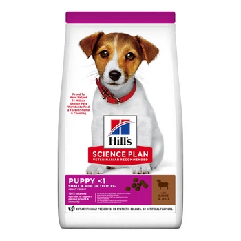 Корм Hill's Science Plan Puppy Small & Miniature Lamb & Rice сухой с ягненком для щенят малых пород 6 кг