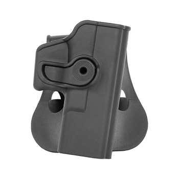 Жорстка полімерна поясна поворотна кобура IMI Defense для Glock 19/23/25/28/32 під праву руку.