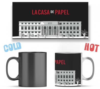 Чашка Хамелеон Бумажный дом (La casa de papel) ABC