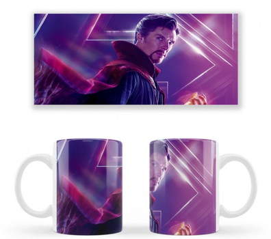 Чашка белая керамическая Marvel Doctor Strange (Доктор Стрэндж) ABC