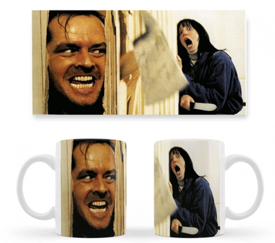 Чашка белая керамическая Стивен Кинг Сияние (The Shining by Stephen King) ABC