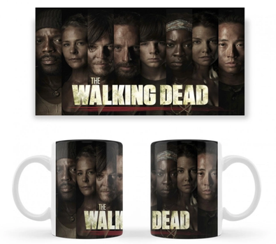Чашка белая керамическая Ходячие Мертвецы The Walking Dead ABC
