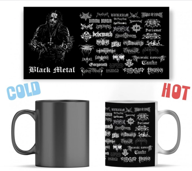 Чашка Хамелеон Black Metal Bands Блек Метал Группы ABC