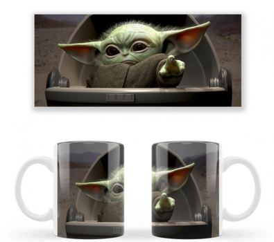 Чашка Хамелеон Star Wars: The Mandalorian Baby Yoda Звёздные войны: Мандалорец Малыш Йода 14 Aurora