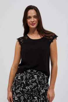 Блузка жіноча MOODO 4031 XXL чорна