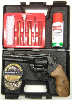 Револьвер під патрон Флобера Ekol Viper 4,5" Black Бук Full SET