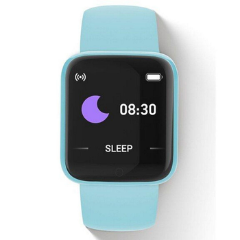 Фітнес браслет D20 smart watch Y68 трекер пульсометр блакитний