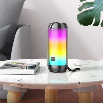 Портативная колонка Borofone BR25 5W Беспроводная Bluetooth акустика с RGB подсветкой