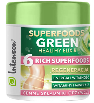 Suplement Intenson Superfoods Green Healthy Elixir 150 g (5902150286110)