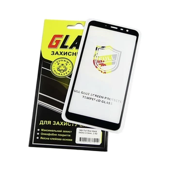 Защитное стекло для Meizu M6t Full Glue (0.25 мм, 2.5D, чёрное) Люкс