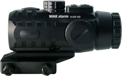 Прибор призматический MAK MAKstorm 4x30i HD. Picatinny/Weaver
