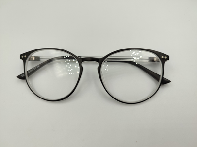 Круглі чорні окуляри для зору, готові окуляри, окуляри для читання , окуляри з діоптріями +2.25