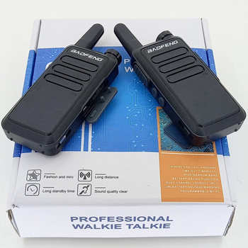 Комплект раций Baofeng BF-R5 мини 2шт с гарнитурой, USB-зарядка