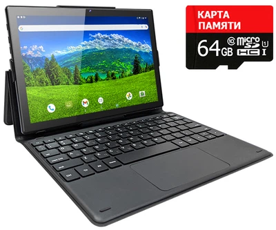 Планшет-Трансформер CONTIXO K103 4/64GB 4G BT FM GPS + Карта 64GB