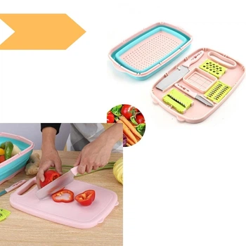 Овочерізка XPRO Multifunctional Slicer and Planing Wire Slicer 9в1 (30) рожева (GR- 99_206)