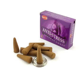 Благовоние Anti Stress HEM 10шт/уп. Арома-конусы Анти стресс (31177K)