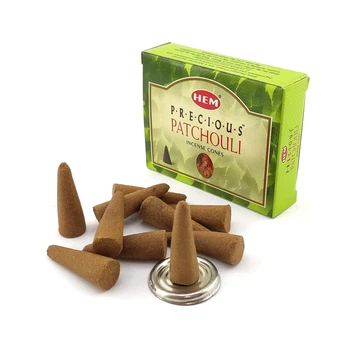 Благовоние Precious Patchouli HEM 10шт/уп. Арома-конусы Драгоценный Пачули (31189K)