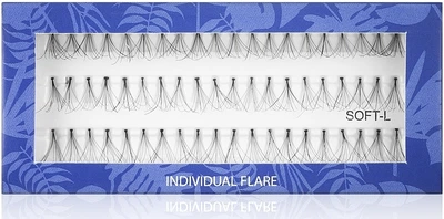 Накладные пучковые ресницы Soft L - Muba Factory Individual Flare Long Black Soft Mubalashes 60шт (985714-1278341-2)