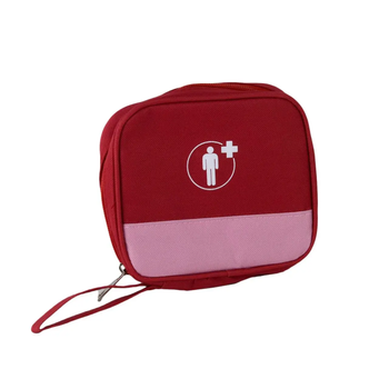 Аптечка сумка органайзер компактная портативная для медикаментов путешествий дома 16х4х14 см (474861-Prob) Красная