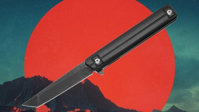 Нож Складной Тактический AMERICAN TANTO SG 079 black Сверхпрочная Сталь D2