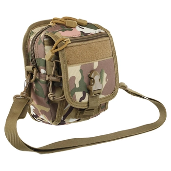 Сумка тактична багатоцільова через плече Zelart Military Rangers 9113 об'єм 1,5 літра Camouflage Multicam