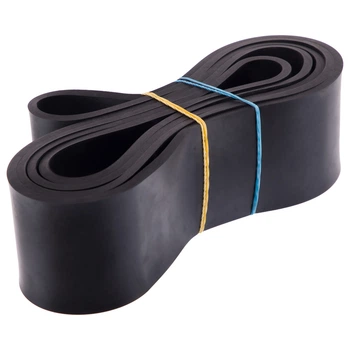 Гума для фітнесу та підтягувань Zelart Fitness Line Action 9584-6 навантаження 120-175кг Black