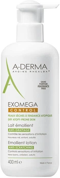 Лосьйон для тіла A-Derma Exomega Control Зволожуючий 400 мл (3282770149746)