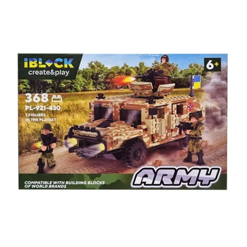 Детский конструктор Армия IBLOCK PL-921-430, 3 фигурки (Вид 4)