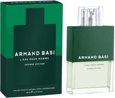 Woda toaletowa męska Armand Basi Intense Vetiveri L'Eau Pour Homme 125 ml (8058045422990)