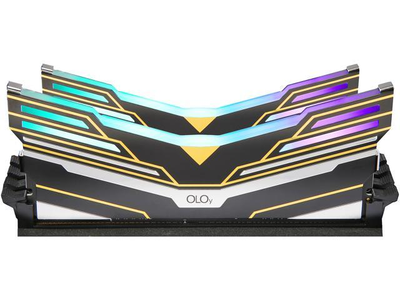 Модуль пам'яті OLOy DDR4 8Gb WarHawk RGB 3200 MHz (MD4U083216BEDA) Б/в