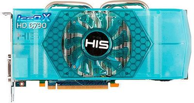 Відеокарта HIS AMD Radeon HD 6790 IceQ X Turbo 1GB ( H679QNT1G2M ) (H679QNT1G2M) (GDDR5, 256 bit, PCI-E 2.1 x16) Б/в