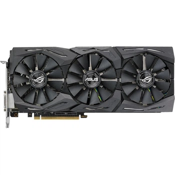 Видеокарта ASUS GTX 1080Ti 11Gb Strix OC (ROG-STRIX-GTX1080TI-O11G-GAMING) (GDDR5X, 352 bit, PCI-E 3.0 x16) Б/у