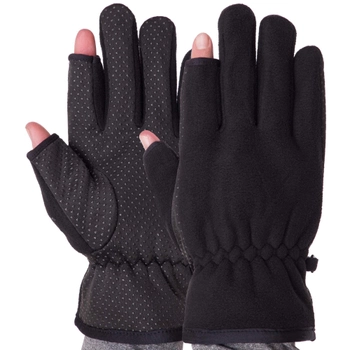 Перчатки для охоты и рыбалки перчатки спиннингиста SP-Sport BC-9241 размер L Цвет: Черный