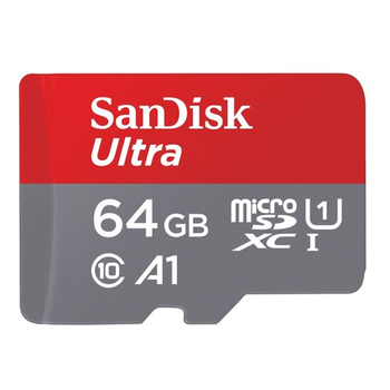 Карта памяти SanDisk SDXC Ultra 64GB Class 10 V10 A1 до 90 МБ/с 140 Мб/с SDSQUAB-064G-GN6MN