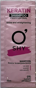 Шампунь "Блеск и выпрямление волос" - O'Shy Keratin Professional Shampoo (пробник) 15ml (1148903-175629)
