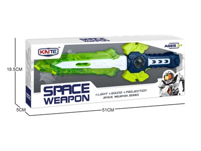 Космическое оружие Kaite SPACE weapon меч со световыми и звуковыми эффектами, KT218-8