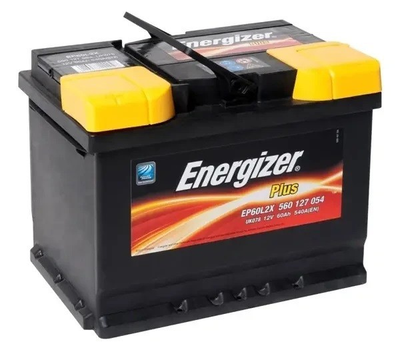 Аккумулятор 60Ah-12v Energizer Plus (242х175х190), L,EN540